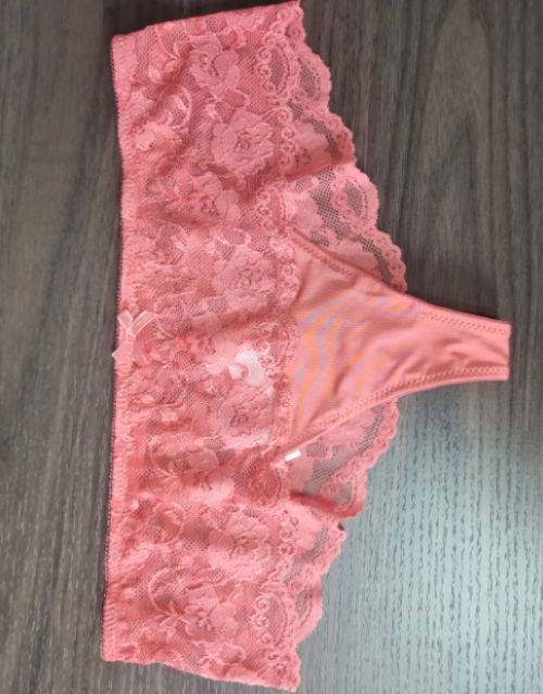 Womens lace panties with soft cotton and spandex blend